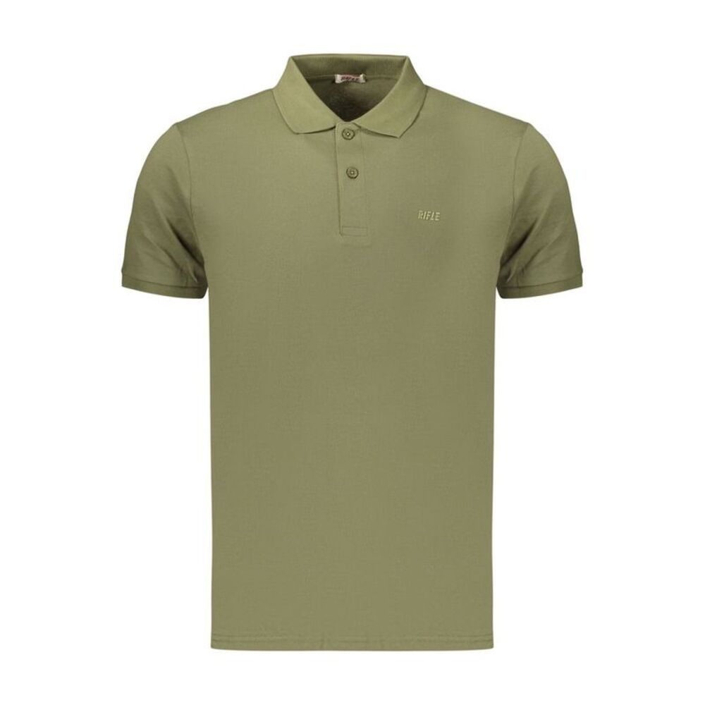 Rifle Green Cotton Polo Men's Shirt